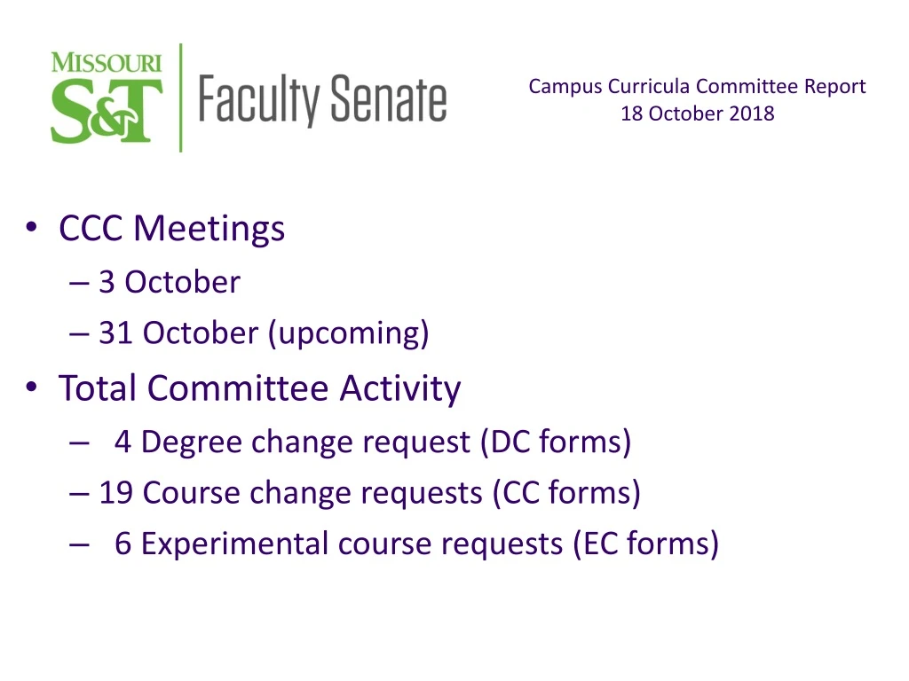 ccc meetings 3 october 31 october upcoming total