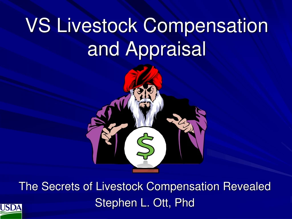 vs livestock compensation and appraisal