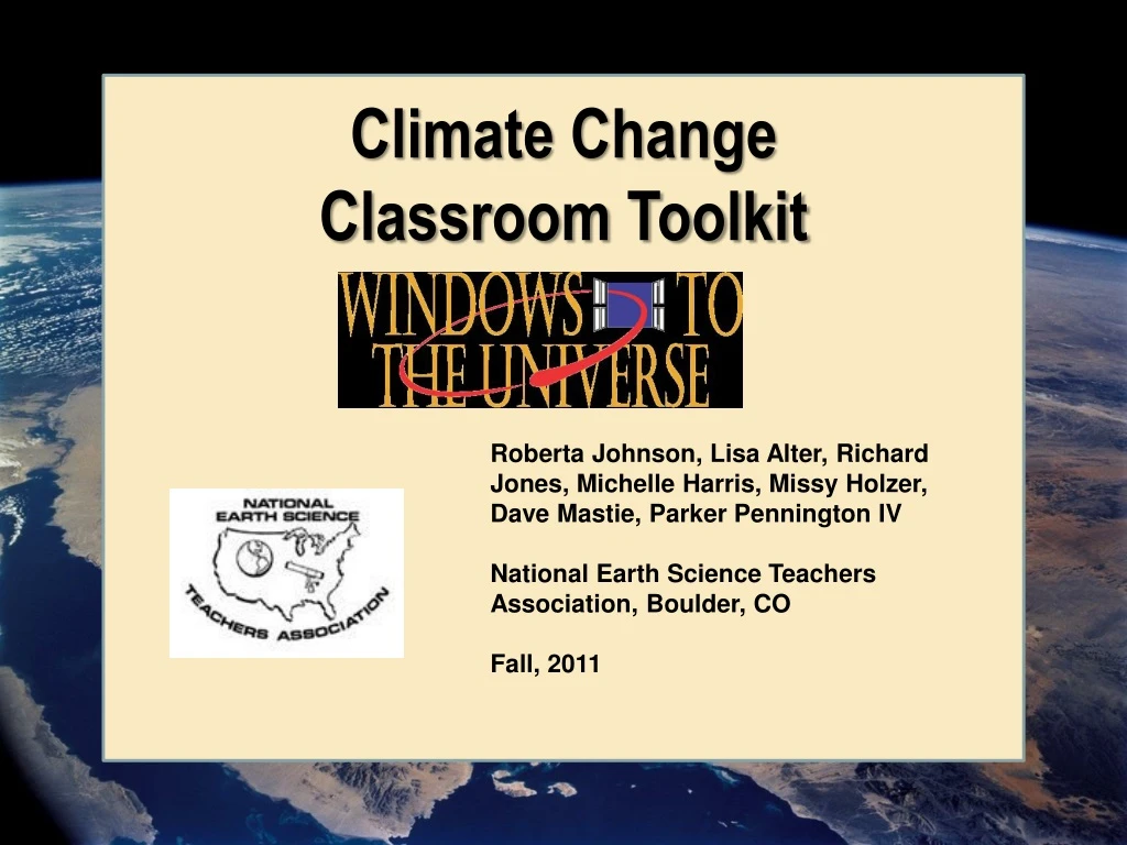 climate change classroom toolkit