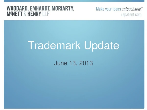 Trademark Update