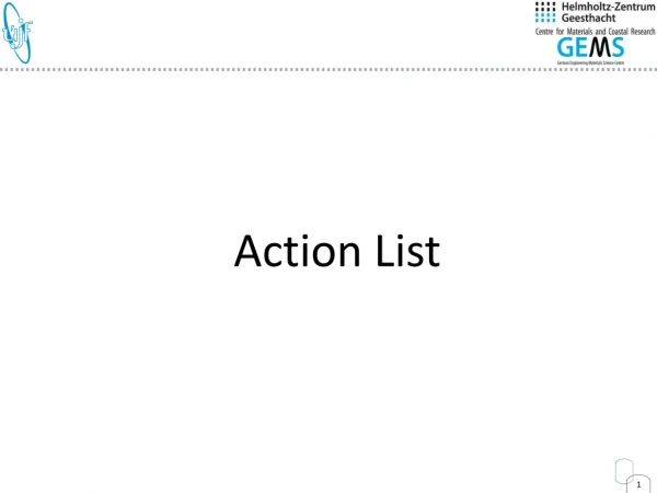 Action List