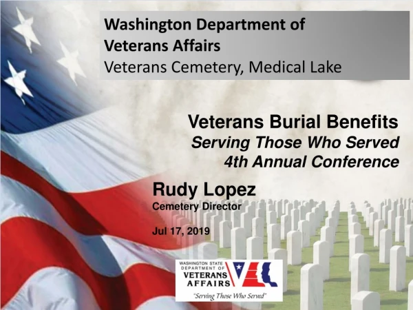 Rudy Lopez Cemetery Director Jul 17, 2019