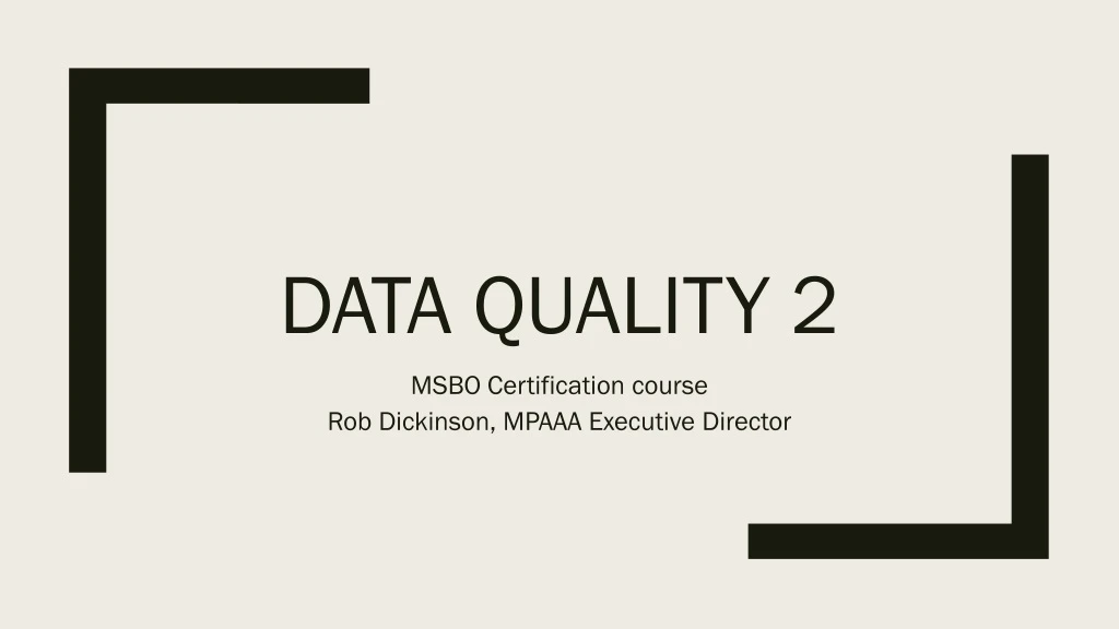 data quality 2