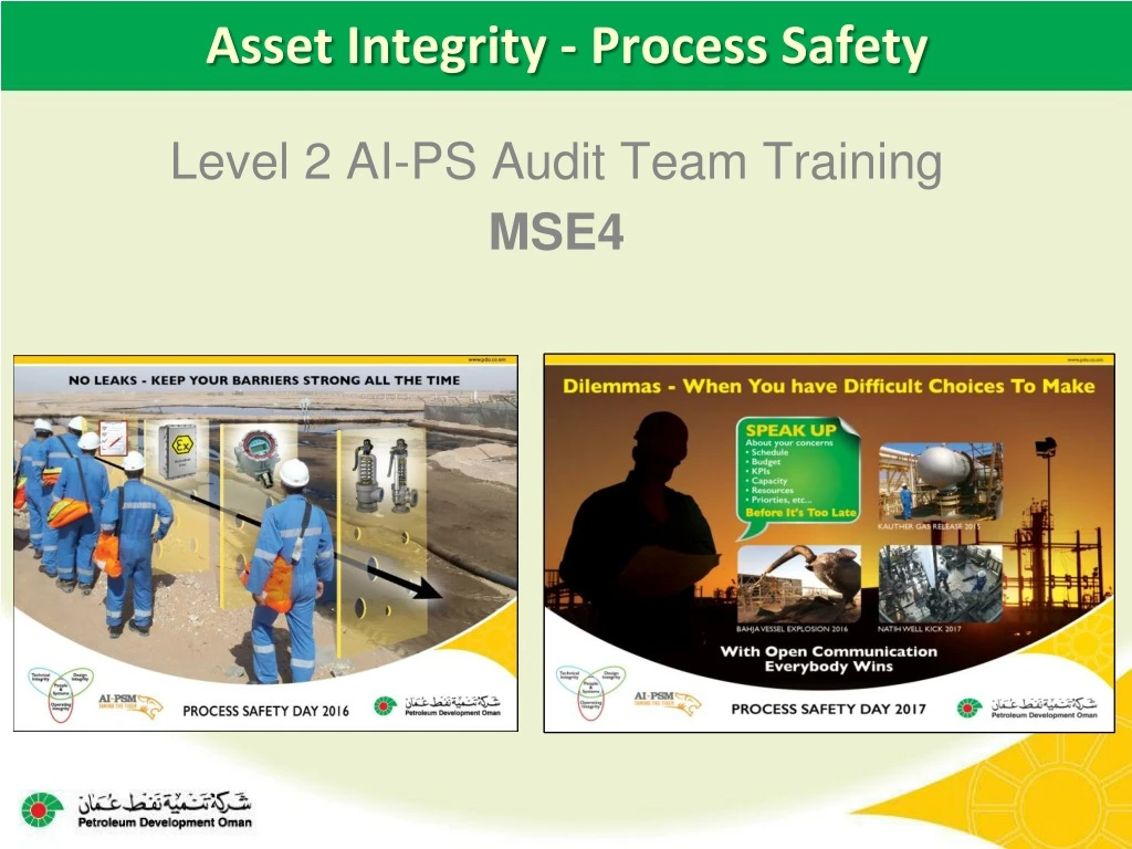 asset integrity process safety