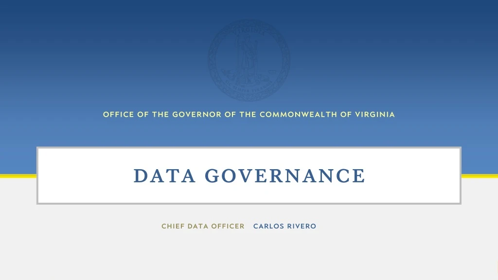 data governance