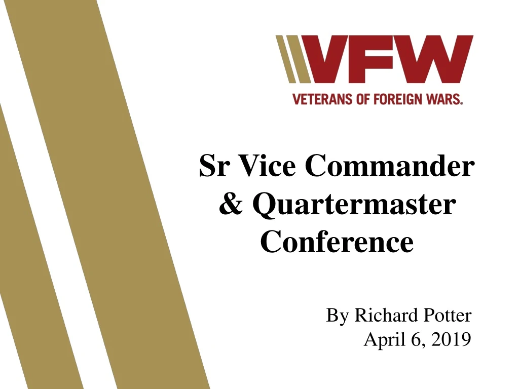 s r vice commander quartermaster conference