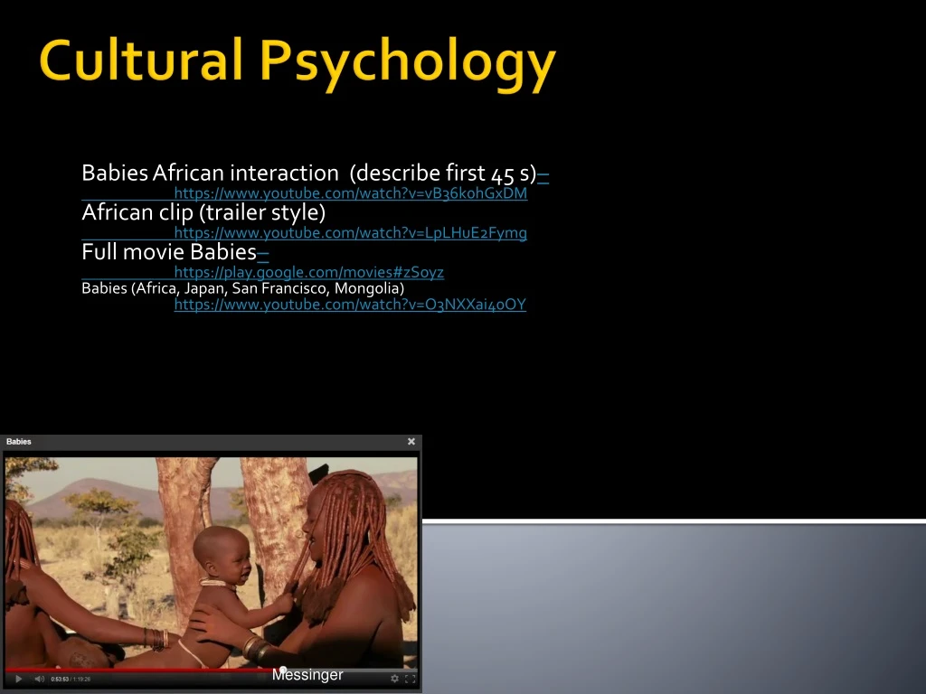 cultural psychology