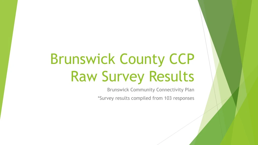brunswick county ccp raw survey results