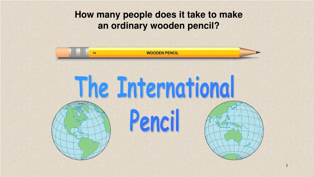 the international pencil