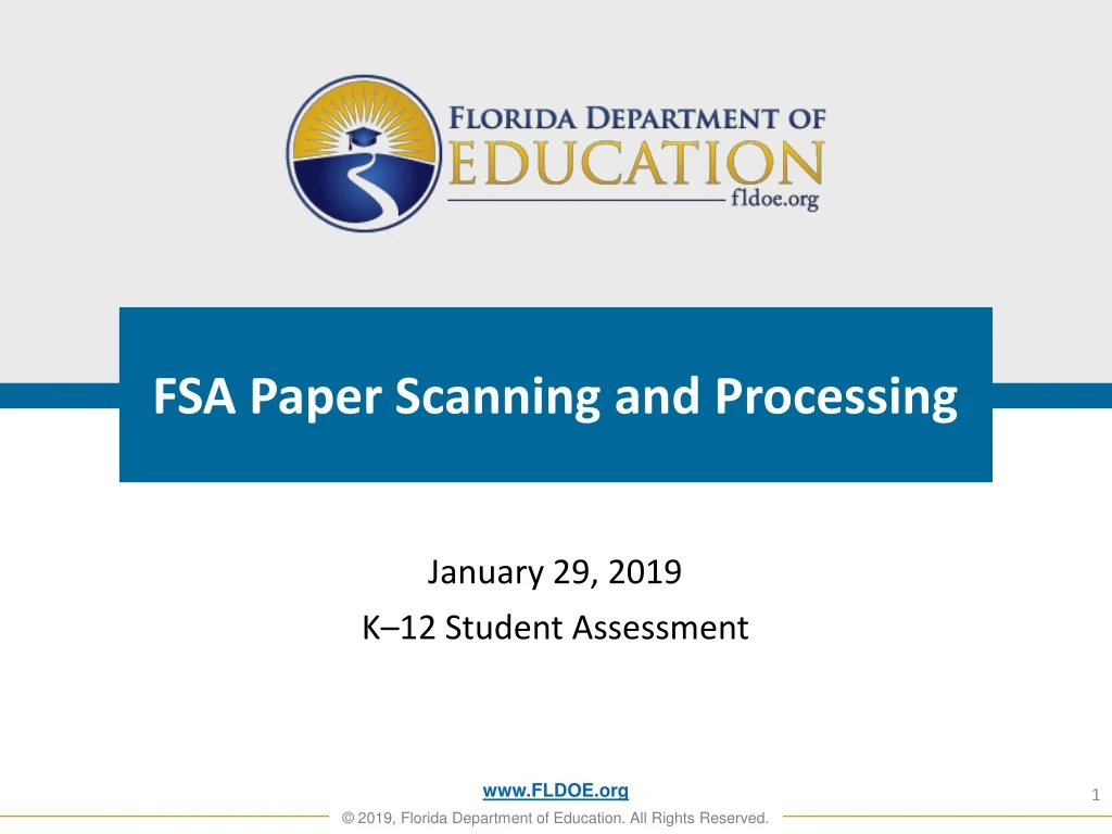 fsa paper scanning and processing