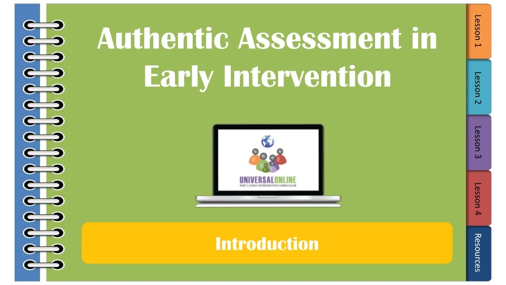 authentic assessment in early intervention