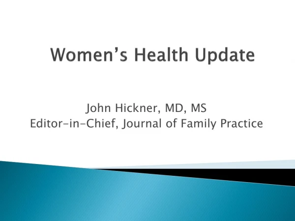 Women’s Health Update