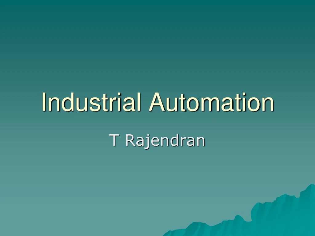 industrial automation