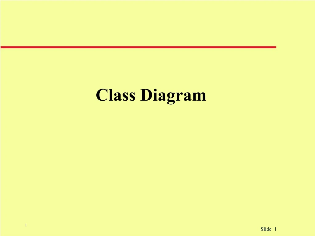 class diagram