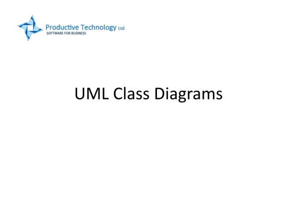 UML Class Diagrams