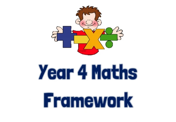 Year 4 Maths Framework