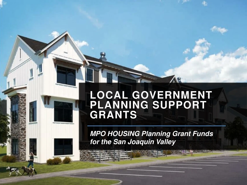 local government planning support grants