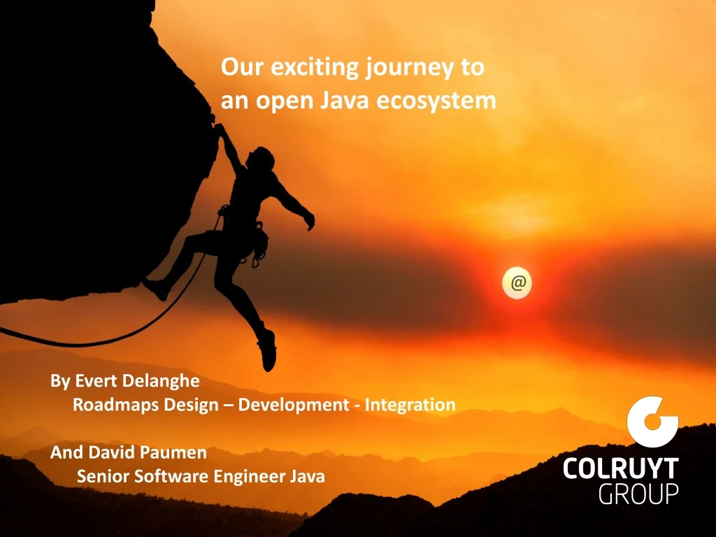 our exciting journey to an open java ecosystem