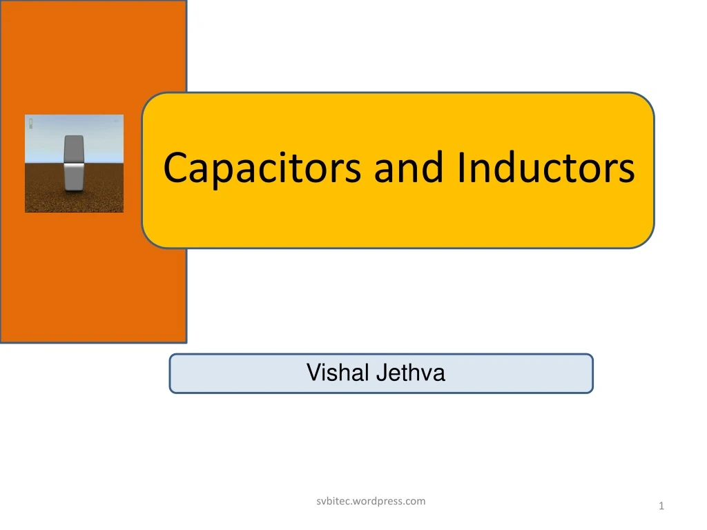 capacitors and inductors