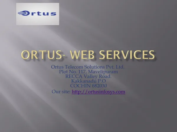 Ortus - Web services