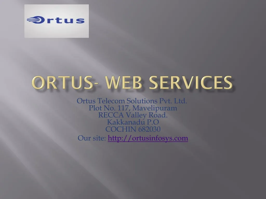 ortus web services