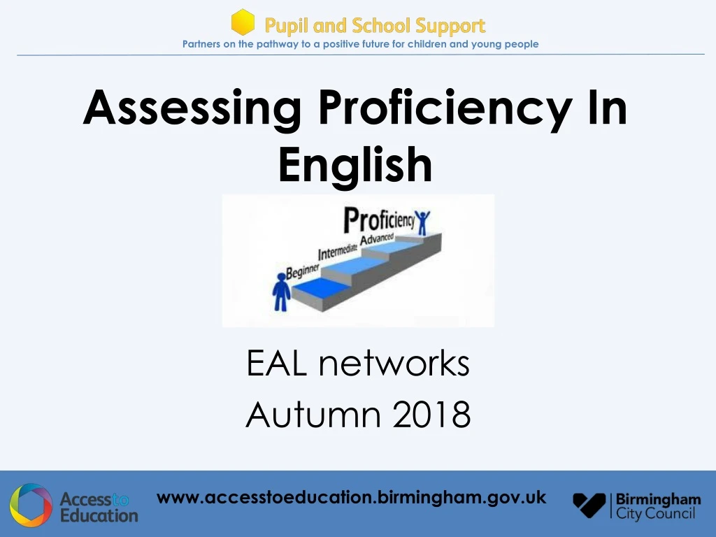 assessing proficiency in english