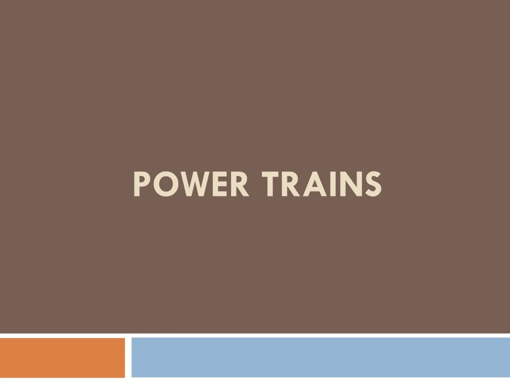 power trains