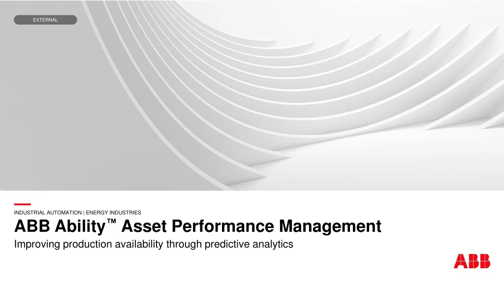 abb ability asset performance management