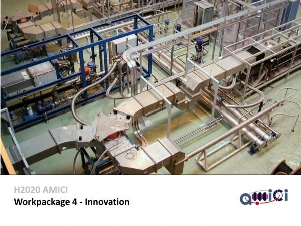 H2020 AMICI Workpackage 4 - Innovation