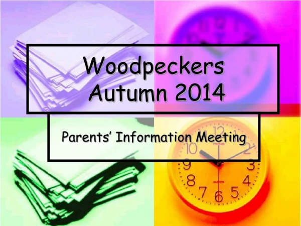 Woodpeckers Autumn 2014