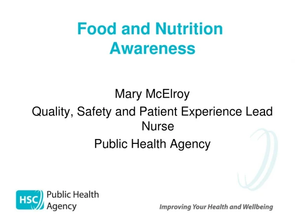 Food and Nutrition Awareness