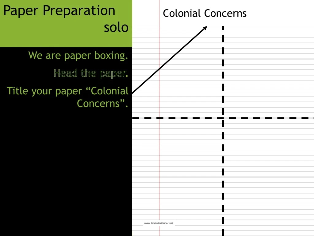 paper preparation solo