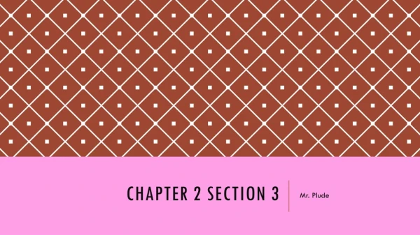 Chapter 2 Section 3