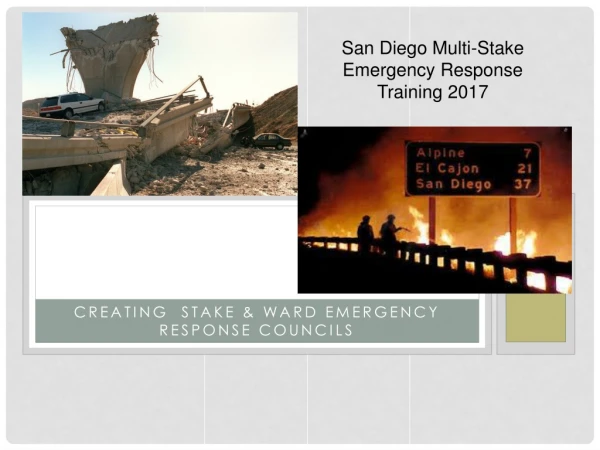 Creating Stake &amp; Ward Emergency Response Councils