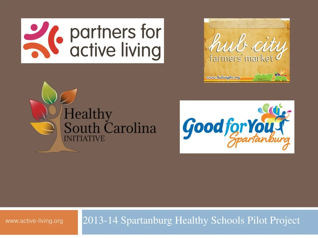 2013 14 spartanburg healthy schools pilot project