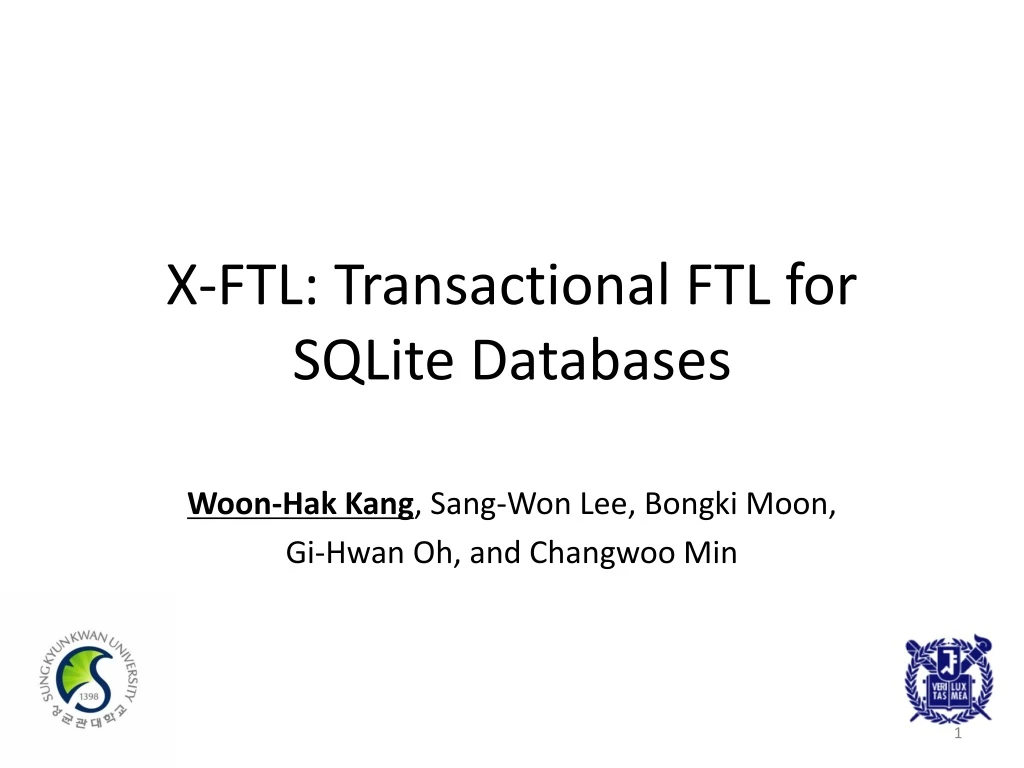x ftl transactional ftl for sqlite databases