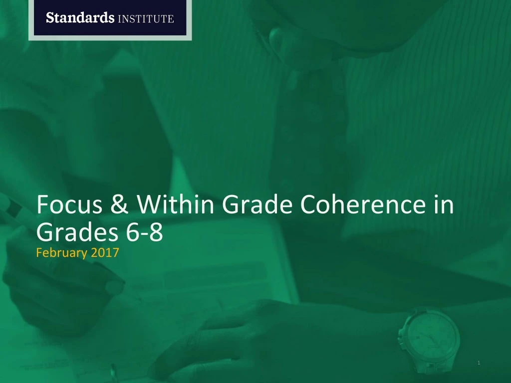 focus within grade coherence in grades 6 8