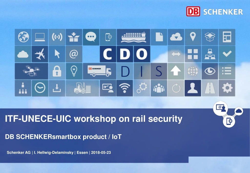 itf unece uic workshop on rail security db schenkersmartbox product iot
