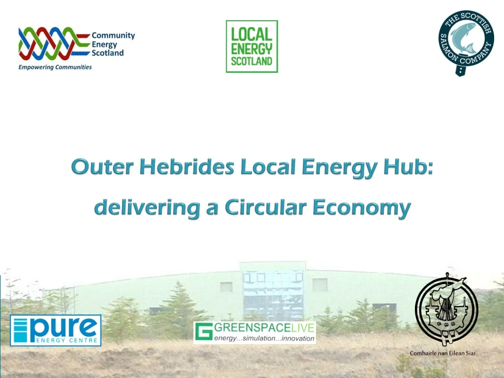 outer hebrides local energy hub delivering a circular economy