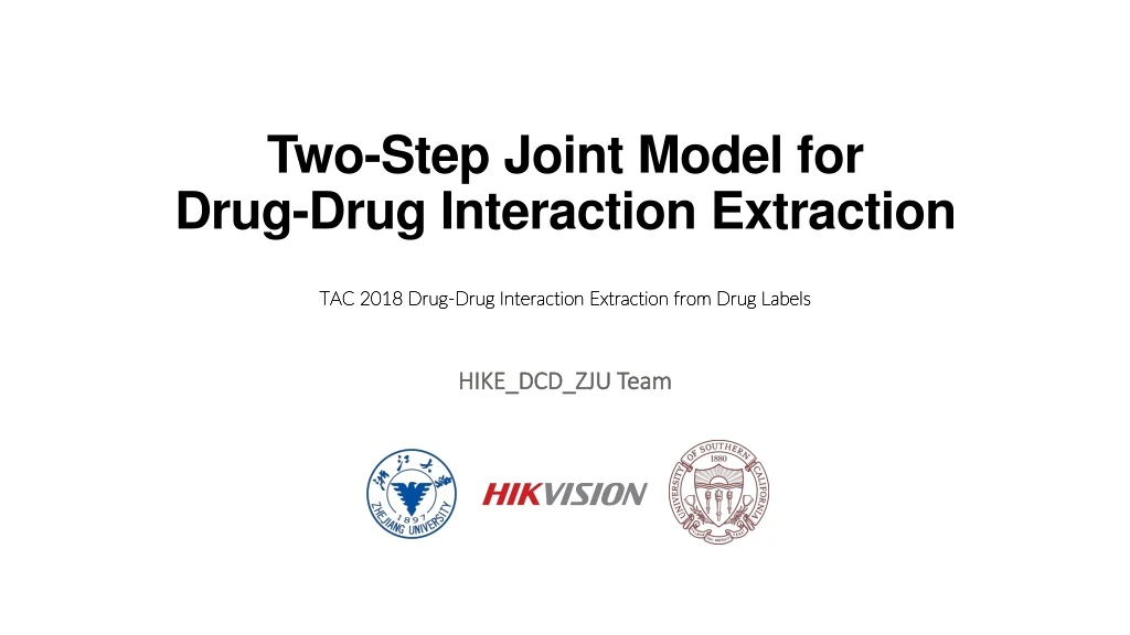 two step joint model for drug drug interaction extraction