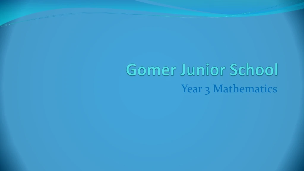 gomer junior school