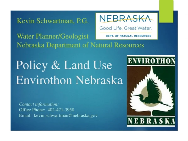 Policy &amp; Land Use Envirothon Nebraska