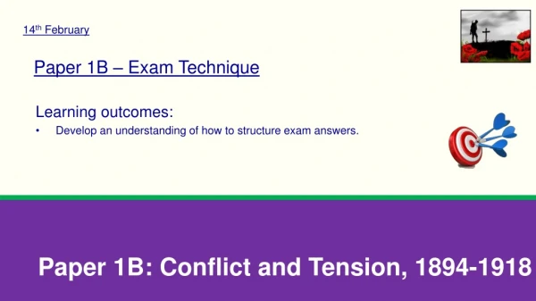 Paper 1B – Exam Technique