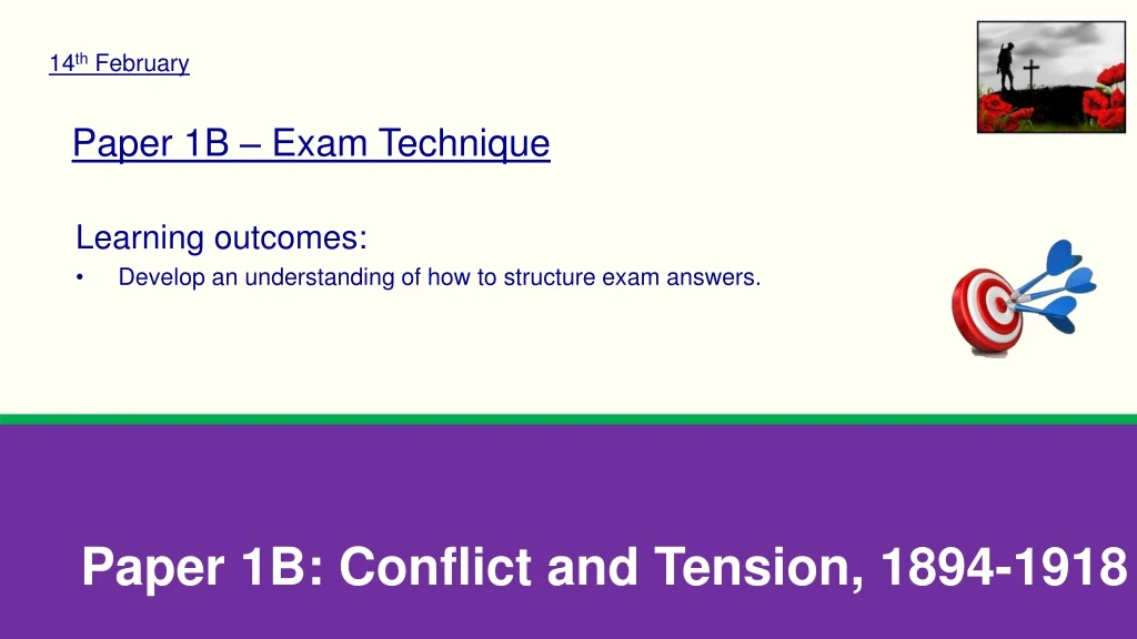 paper 1b exam technique