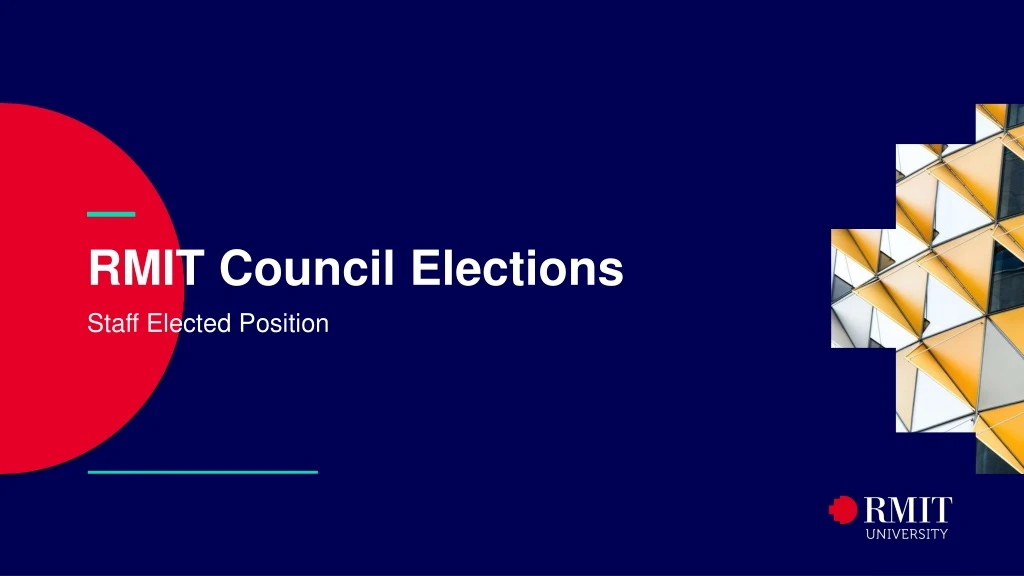 rmit council elections
