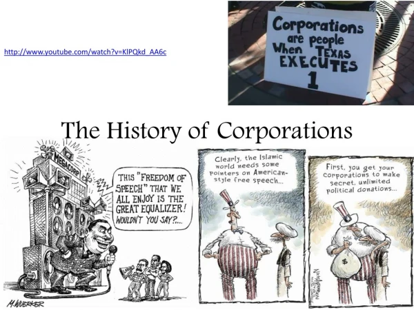 The History of Corporations