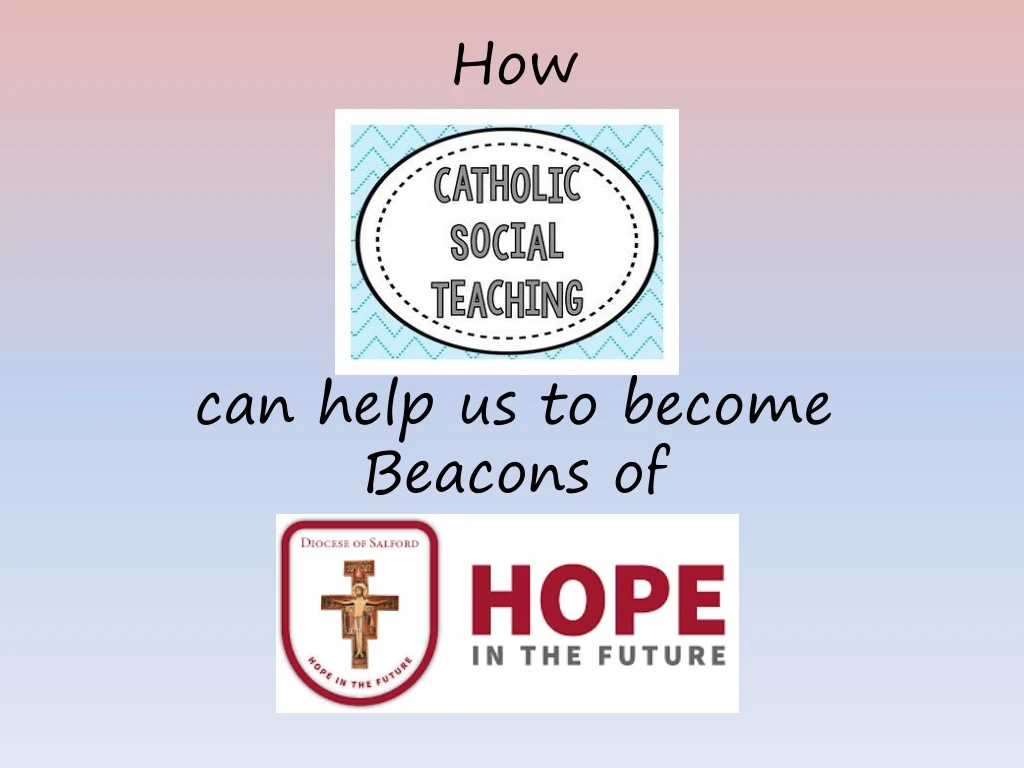 how can help us to become beacons of