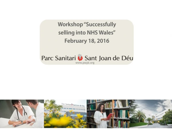 Workshop “Successfully selling into NHS Wales ” February 18, 2016