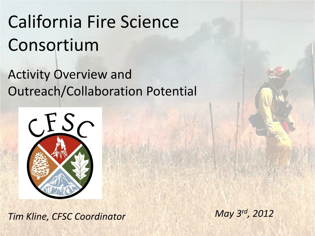 california fire science consortium