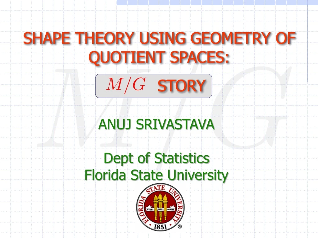 shape theory using geometry of quotient spaces
